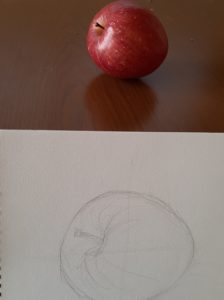 鉛筆デッサン初心者向け デッサンの基礎 りんご の描き方 そらいろ